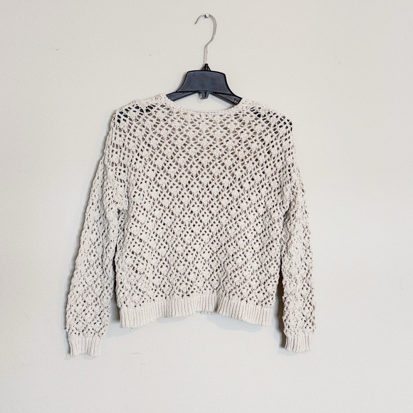 Studio B Cream Knit Sweater - Picture 4 of 8